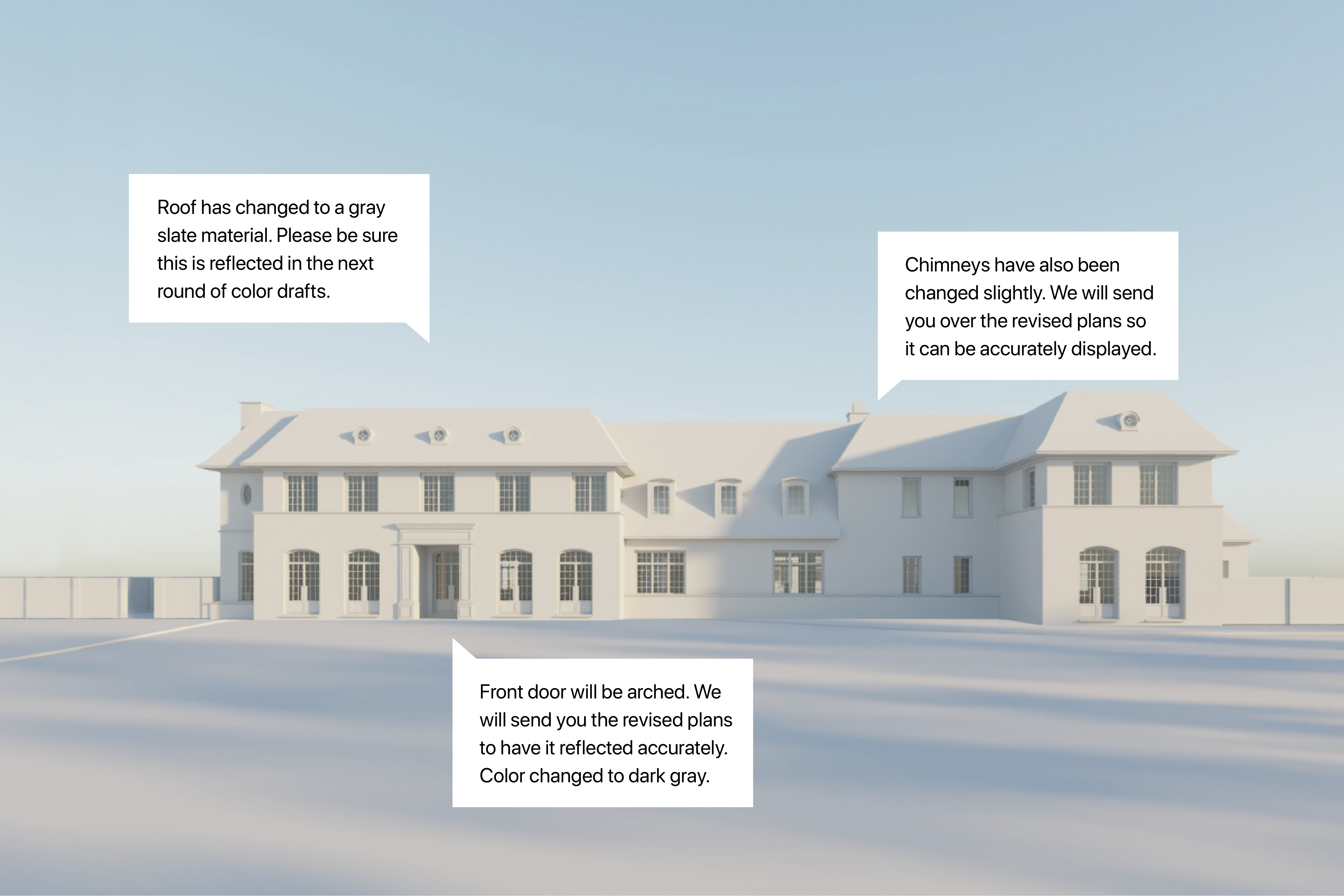 View of Residential Rendering Services